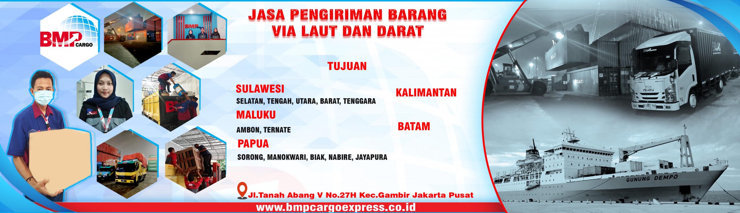 cargo termurah ke maluku